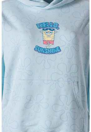 Buzo De Bob Esponja Con Capucha Para Mujer L