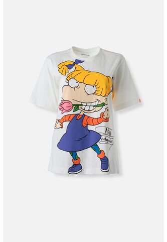Camiseta De Angelica Regular Fit Para Mujer S Nickelodeon