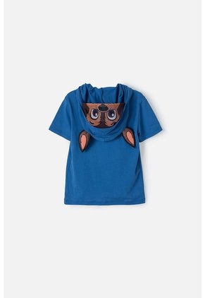 Camiseta De Paw Patrol Azul Manga Corta Para Niño 2T A 5T 2T