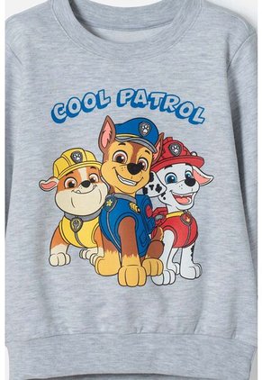 Conjunto De Paw Patrol Rojo Y Gris Jaspe Para Niño 2T A 6T 5T