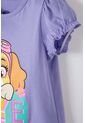 Camiseta De Paw Patrol Manga Corta Lila Para Niña 2T A 5T 4T de Nickelodeon