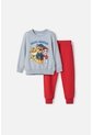 Conjunto De Paw Patrol Rojo Y Gris Jaspe Para Niño 2T A 6T 5T de Nickelodeon