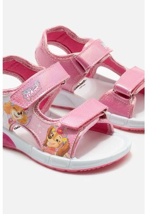 Sandalia Con Luces De Paw Patrol Rosadas Para Niña 26