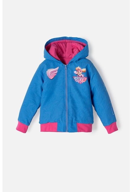 Chaqueta De Paw Patrol Con Capucha Azul Y Fucsia Para Niña 2T A 5T 2T