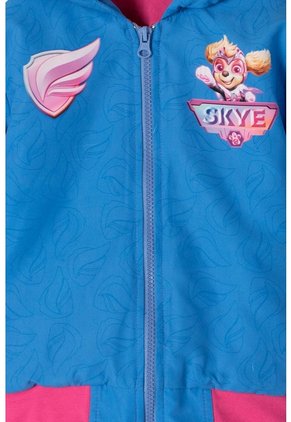 Chaqueta De Paw Patrol Con Capucha Azul Y Fucsia Para Niña 2T A 5T 2T
