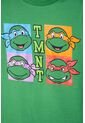 Camiseta De Tortugas Ninja Manga Corta Verde Para Niño 4 de Nickelodeon