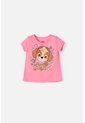 Camiseta De Paw Patrol Rosada Manga Corta Para Niña 2T A 5T 5T de Nickelodeon