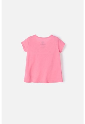 Camiseta De Paw Patrol Rosada Manga Corta Para Niña 2T A 5T 5T