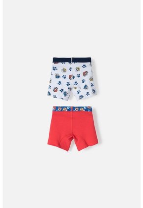 Pack X2 Boxer De Paw Patrol Rojo Y Blanco Para Niño 2T A 6T 3T