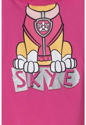 Camiseta De Paw Patrol Fucsia Con Capucha Para Niña 2T A 5T 5T
