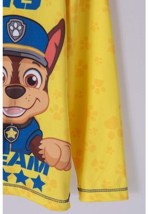 Conjunto De Baño De Paw Patrol Amarillo Y Azul Manga Larga Para Niño 2T A 5T 5T