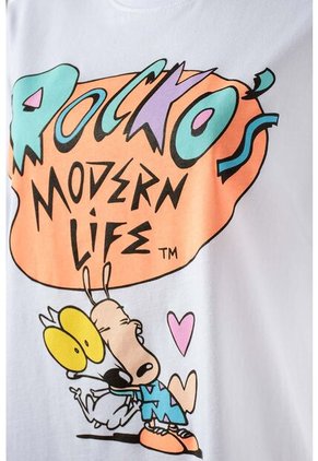 Camiseta De Nickelodeon Regular Fit Para Mujer S