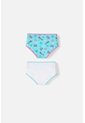 Pack X2 Panties De Paw Patrol Blanco Y Turquesa Para Niña 2T A 6T 5T de Nickelodeon