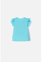 Camiseta De Paw Patrol Manga Corta Turquesa Para Niña 2T A 6T 5T de Nickelodeon
