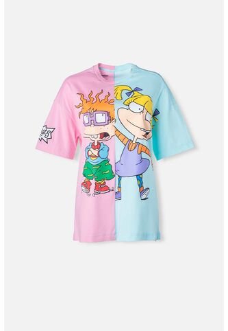 Camiseta De Los Rugrats Regular Fit Para Mujer L Nickelodeon