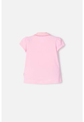 Camiseta Tipo Polo De Paw Patrol Rosada Para Niña 2T A 6T 2T