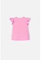 Camiseta De Paw Patrol Manga Corta Rosada Para Niña 2T A 6T 5T de Nickelodeon