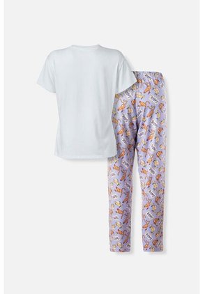 Pijama De Rugrats De Pantalón Largo Multicolor Para Mujer M