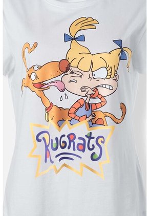 Pijama De Rugrats De Pantalón Largo Multicolor Para Mujer M