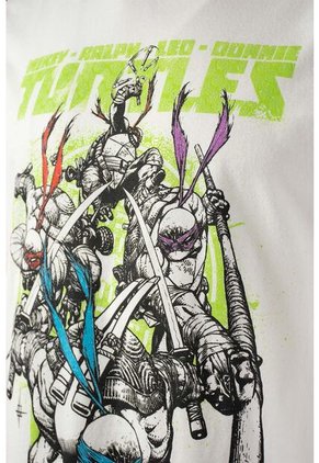 Camiseta De Tortugas Ninja Relax Fit Para Hombre S