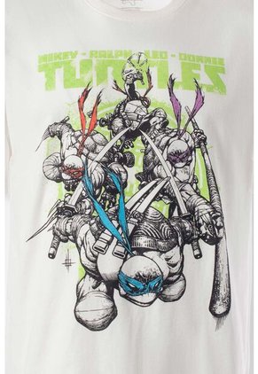 Camiseta De Tortugas Ninja Relax Fit Para Hombre S