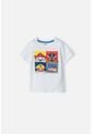 Camiseta De Paw Patrol Estampada Blanca Para Niño De 2T A 5T 3T de Nickelodeon