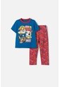 Pijama De Paw Patrol Con Pantalón Largo Azul Y Rojo Para Niño 2T A 6T 3T de Nickelodeon