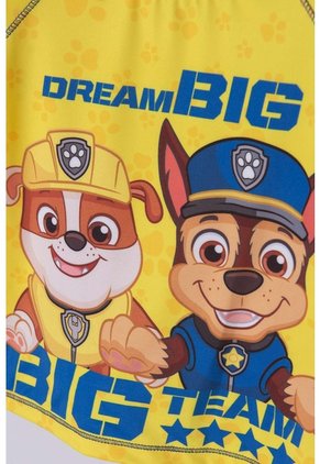 Conjunto De Baño De Paw Patrol Amarillo Y Azul Manga Larga Para Niño 2T A 5T 4T