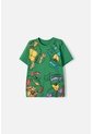Camiseta De Las Tortugas Ninja Manga Corta Verde Para Niño 12 de Nickelodeon