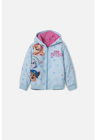 Chaqueta De Paw Patrol Azul Claro Con Capucha Para Niña 2T A 5T 5T Nickelodeon