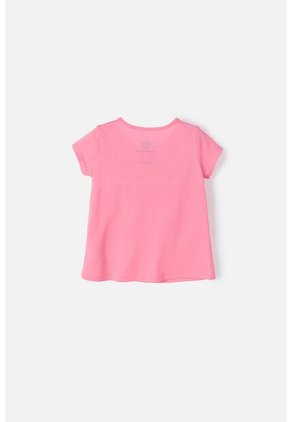 Camiseta De Paw Patrol Rosada Manga Corta Para Niña 2T A 5T 3T