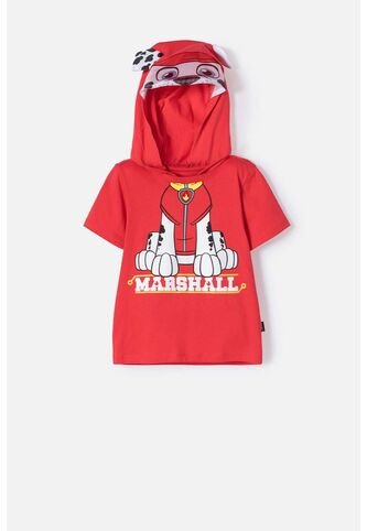 Camiseta De Paw Patrol Con Capucha Rojo Para Niño 2T A 6T 3T Nickelodeon