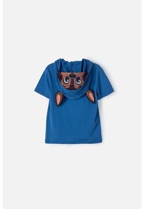 Camiseta De Paw Patrol Azul Manga Corta Para Niño 2T A 5T 4T