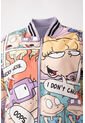 Chaqueta De Los Rugrats Multicolor Impermeable Para Mujer L de Nickelodeon