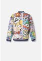 Chaqueta De Los Rugrats Multicolor Impermeable Para Mujer L de Nickelodeon