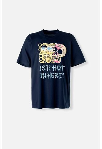 Camiseta De Bob Esponja Oversized Fit Para Hombre S Nickelodeon