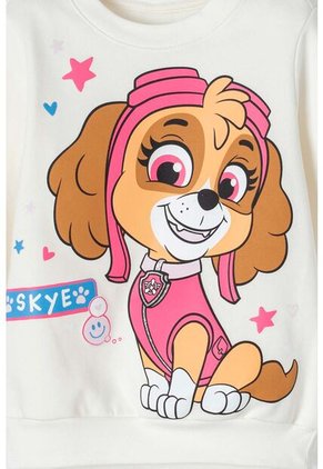 Buzo De Paw Patrol Cerrado Marfil Para Niña 2T A 5T 4T
