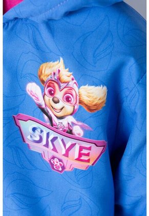 Chaqueta De Paw Patrol Con Capucha Azul Y Fucsia Para Niña 2T A 5T 3T