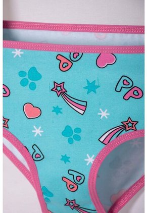 Pack X2 Panties De Paw Patrol Blanco Y Turquesa Para Niña 2T A 6T 2T