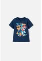 Camiseta Paw Patrol Manga Corta Azul Para Niño 2T A 5T 5T de Nickelodeon