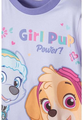 PIjama De Paw Patrol Con Pantalón Largo Lila Para Niña 2T A 5T 5T