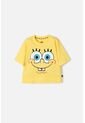 Camiseta De Bob Esponja Manga Corta Amarillo Para Niña 8 de Nickelodeon