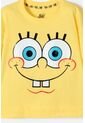 Camiseta De Bob Esponja Manga Corta Amarillo Para Niña 8 de Nickelodeon