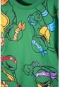 Camiseta De Las Tortugas Ninja Manga Corta Verde Para Niño 4 de Nickelodeon