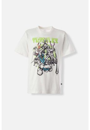 Camiseta De Tortugas Ninja Relax Fit Para Hombre M