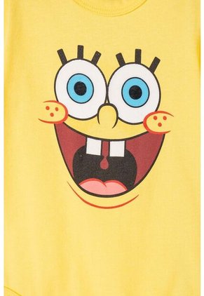 Body De Bob Esponja Amarillo Para Bebé Niño 9-12