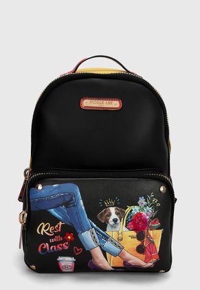 Morral Negro-Multicolor Nicole Lee