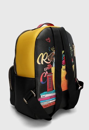 Morral Negro-Multicolor Nicole Lee