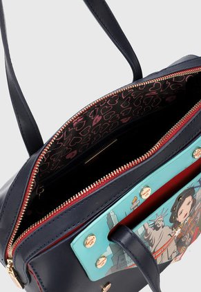 Bolso Azul-Multicolor Nicole Lee New York Drive Baul
