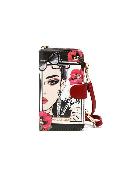 MANOS LIBRES PORTA CELULAR NICOLE LEE LOVE ME HALF PRT7301-11